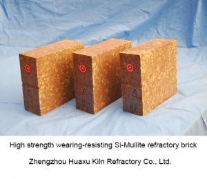High strength wearing-resisting Si-Mullite refractory brick